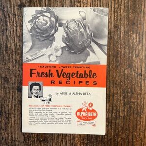 Fresh Vegetable Recipes Booklet